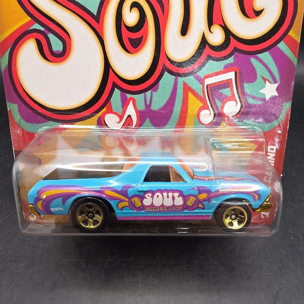 Hot Wheels '68 El Camino Soul Jukebox Series Blue Psychedelic